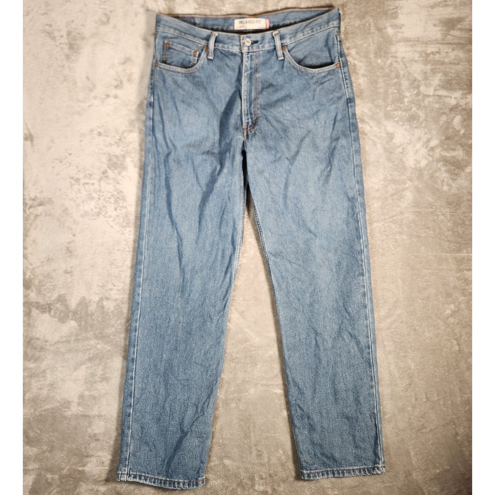 Levi's 550 Jeans Men's 36X32 Straight Relaxed Denim Blue